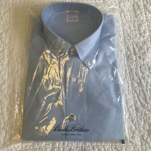 Brooks Brothers Stretch Supima Non-Iron Oxford Button-Down Collar Dress Shirt